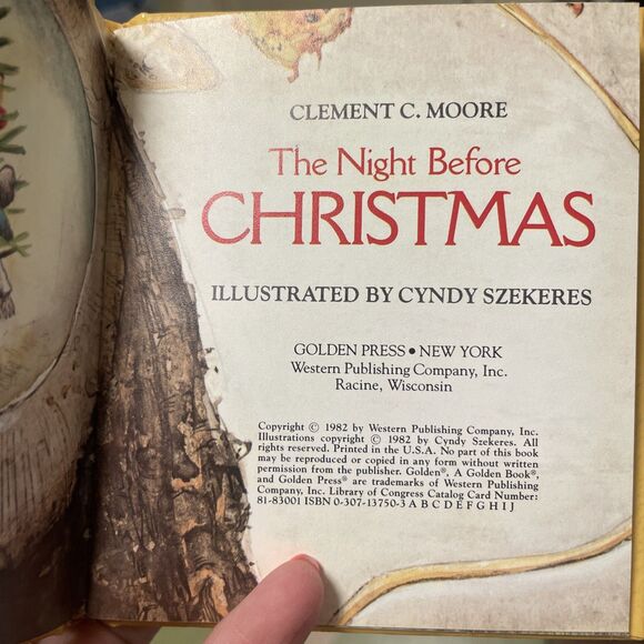 Mini Christmas Book Lot Night Before Christmas, A Christmas Cat Tale Golden Bk￼ - Picture 5 of 5